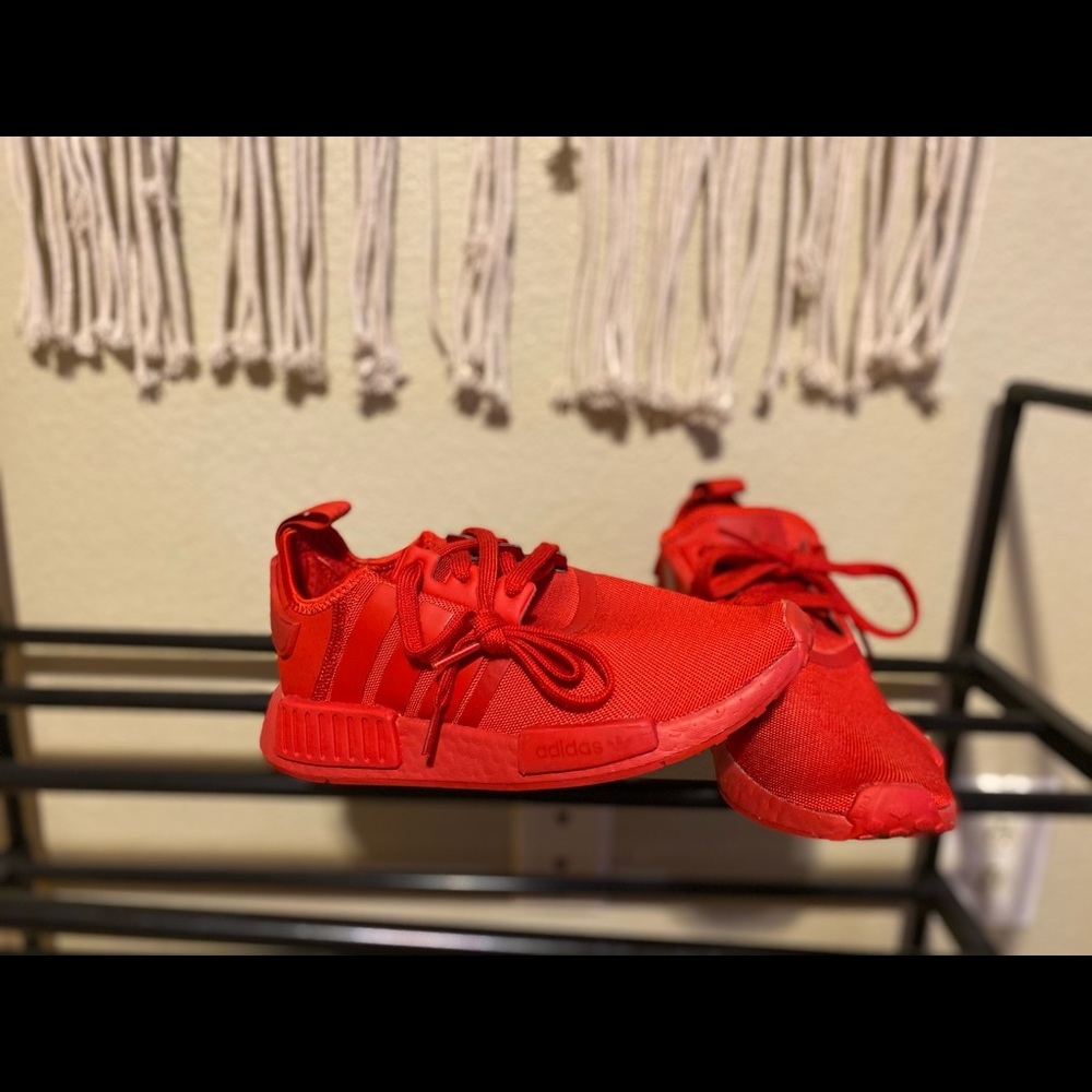 Red adidas NMD women size 7
